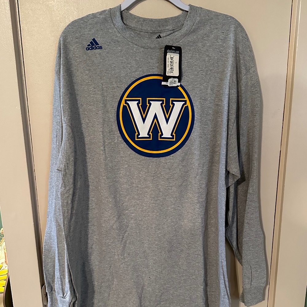Golden State Warriors long sleeve tee XL Steph Curry with tags